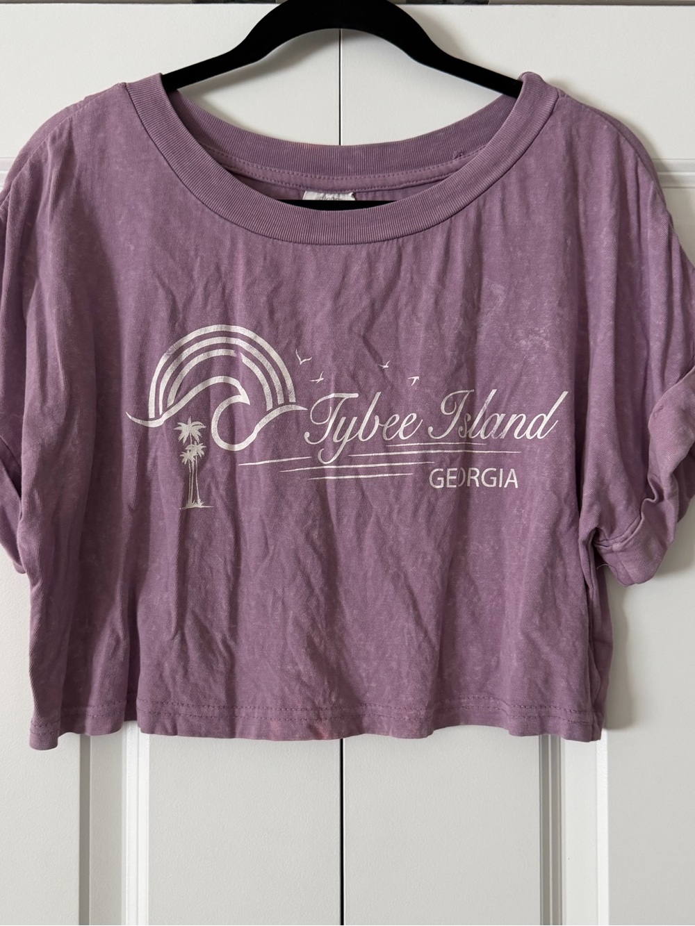 Bloom + Pop | Tybee Island, Georgia Crop Top | Medium